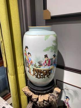 粉彩四美图