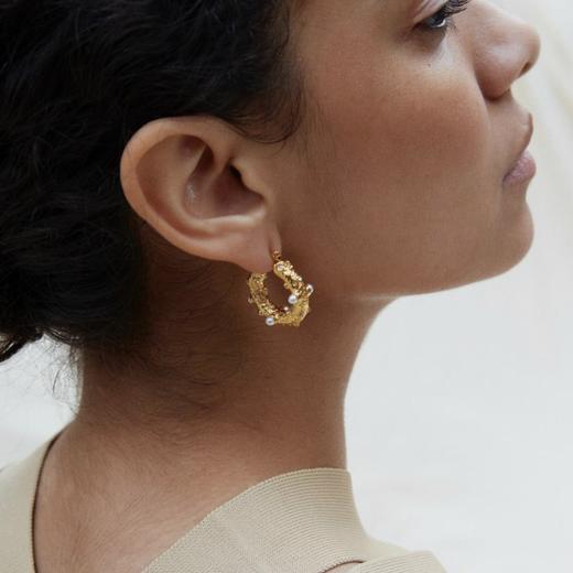 北京仓｜Shyla-凯特王妃 同款-Sirius-环状 耳环［英国设计师］ 商品图0