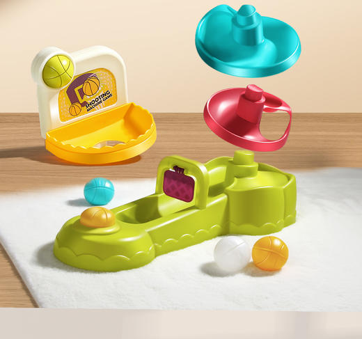 谷雨婴儿玩具儿童转转乐宝宝6个月以上益智早教8十一1岁投篮轨道 商品图8