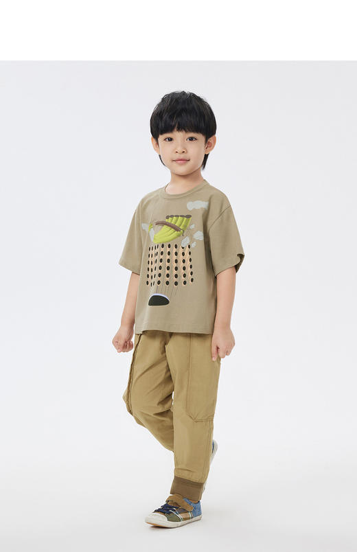 jnby 23年夏款 全棉工装感束脚长裤  1N4E13580 商品图5