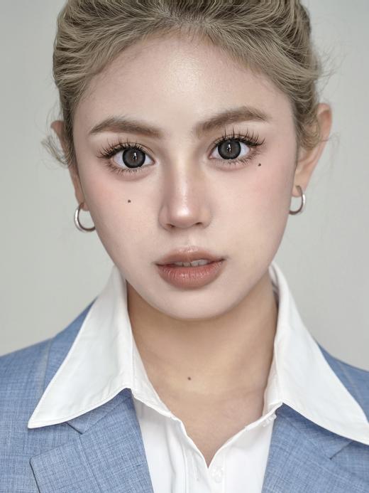 arouge 黑祭神鸦 大得吓人 眼睛可能无法呼吸 大黑环 半年抛 14.5 超大直径 含硅水凝胶 商品图4