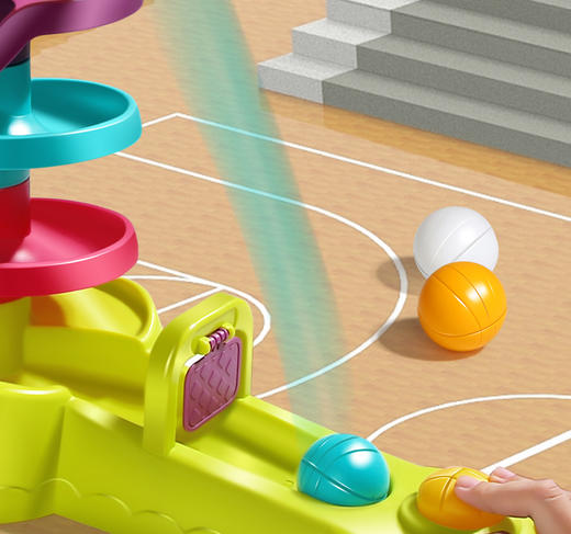 谷雨婴儿玩具儿童转转乐宝宝6个月以上益智早教8十一1岁投篮轨道 商品图10