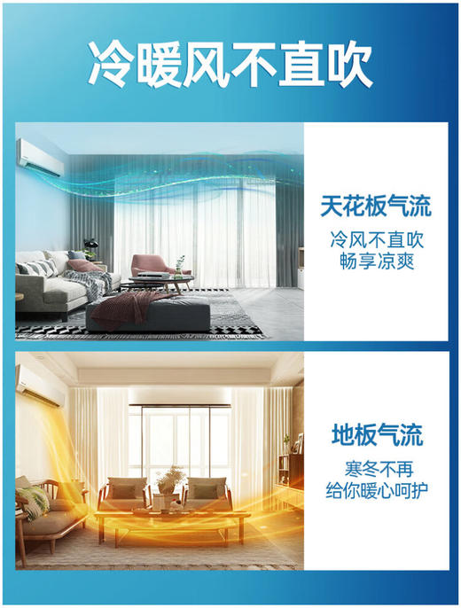 松下空调滢风系列 2匹 新三级能效 变频冷暖壁挂式空调WIFI智能挂 柔湿制冷 电辅加热 E18KR30 商品图3