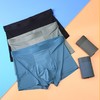 100元/3件 冰丝无痕裸感透气高弹男士平角内裤 商品缩略图3