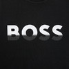 HUGO BOSS 雨果博斯 2023春夏新品 男士BOSS徽标字母印花休闲运动卫衣 黑色 50477043 商品缩略图4