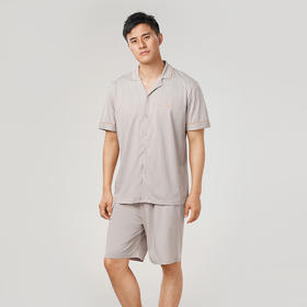 都市丽人都市锋尚凉感无尘棉薄短袖家居服睡衣FH30A7