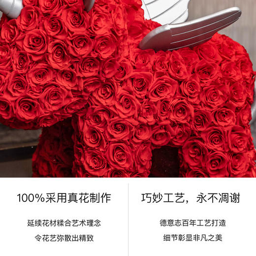 VBEINGS花语 玫瑰独角兽 mini款/标准款 永生花玫瑰花礼盒送女友告白纪念日生日礼物 商品图3
