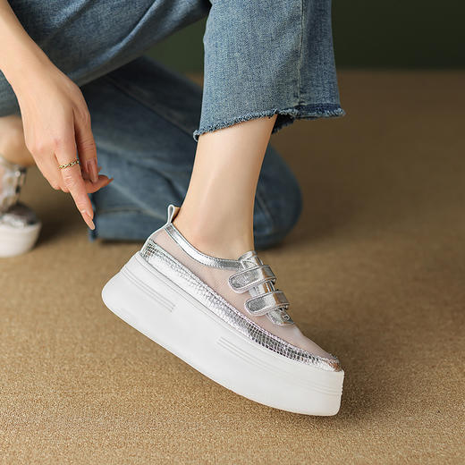 舒适减龄，网纱厚底凉鞋TYM-D6186 商品图9