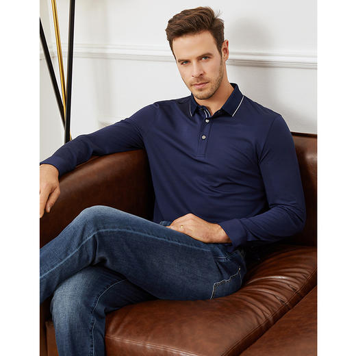 YvesFigarau伊夫·费嘉罗春季新款休闲长袖T恤950901 商品图3