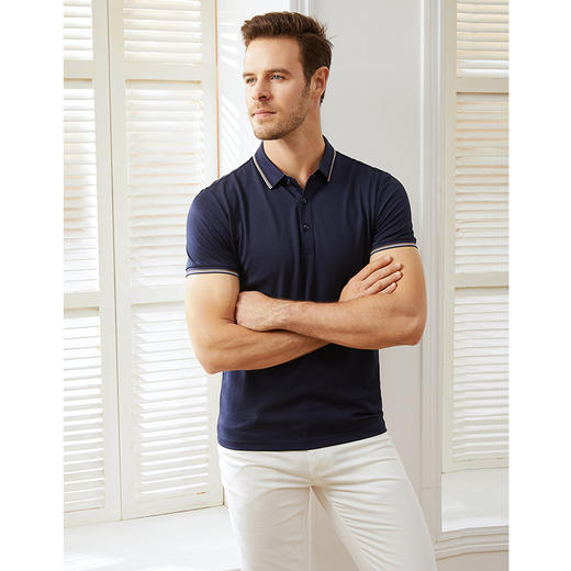 YvesFigarau伊夫·费嘉罗夏季新款休闲短袖T恤950860 商品图3