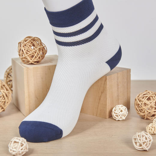 男袜中筒袜春秋抗菌防臭袜吸汗冬季保暖透气长袜棉袜【2311602】 商品图6