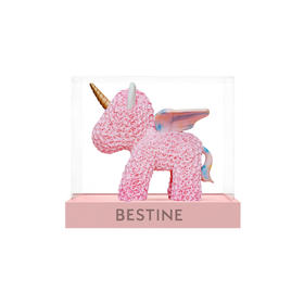 VBEINGS花语 独角兽 高端定制款 永生花玫瑰花摆件送女友老婆表白礼物