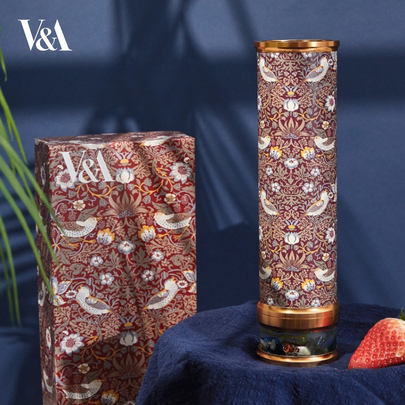 V&A博物馆 工艺美术大师系列 威廉莫里斯草莓小偷玫瑰旋转万花筒创意礼物