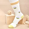 莫代尔直板提花女袜年轻时尚学生防臭吸汗凉爽多色堆堆袜耐穿质量【2312203/2312205】 商品缩略图1