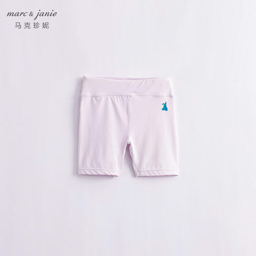 马克珍妮夏装 女童弹力透气运动打底裤 儿童短裤凉感骑行裤230579 商品图2