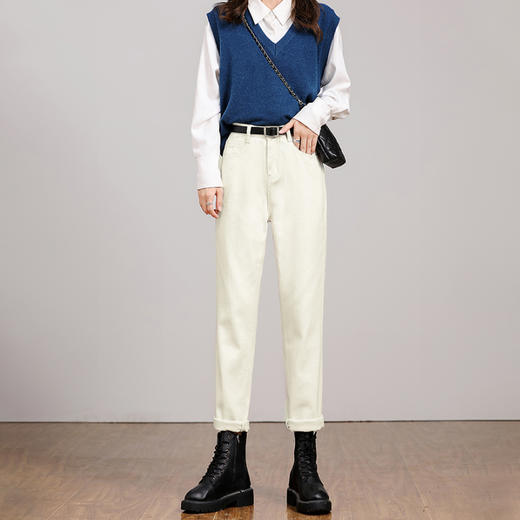 高腰老爹哈伦牛仔裤 商品图8