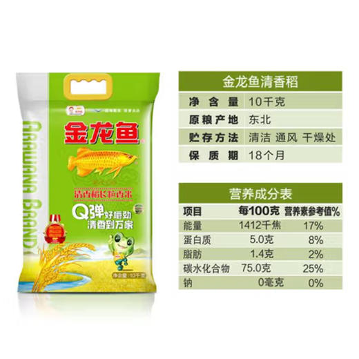 金龙鱼清香稻米10kg 商品图2