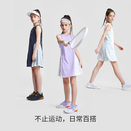 【专属】moodytiger女童背心裙2023夏季新品无袖柔软拼色连衣裙 M32211904 商品图4