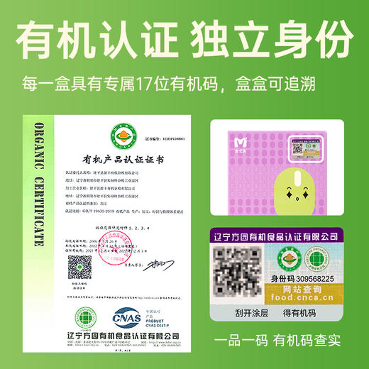 麦优兔有机绿豆450g*2盒 商品图1