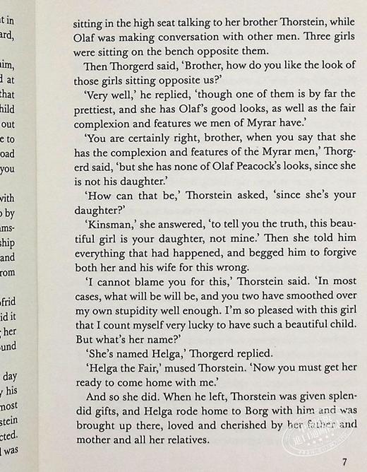 【中商原版】LBS:  03 The Saga of Gunnlaug Serpent-tongue英文原版 小黑书: 03 古拉格瓶耳草传奇 商品图7