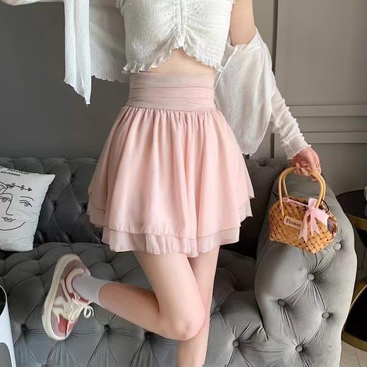 【GZ】无忧购设计感小众纯欲蓬蓬高腰百褶短裙5091（截单后7天发货) 商品图1