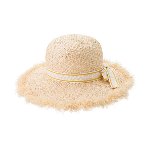 英氏儿童帽子女童防晒遮阳草帽款宝宝夏季渔夫帽 商品图4