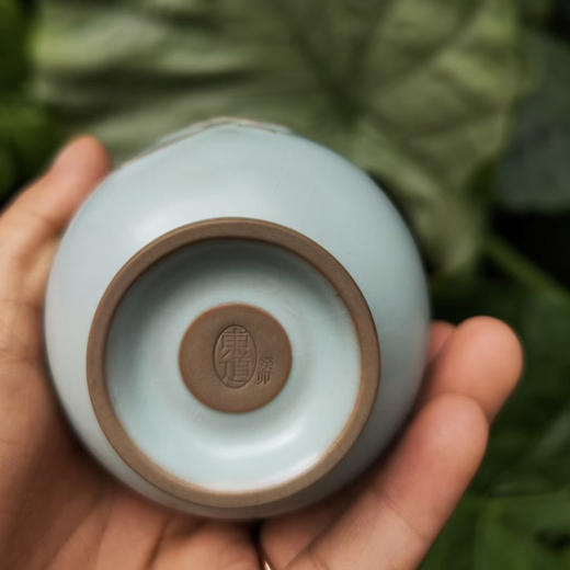 东道汝窑·牡丹杯（2023葵卯兔·天青） 商品图4