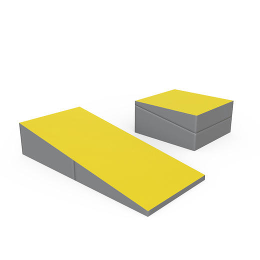 体适能体能感统训练器材斜坡垫折叠跳箱软体幼儿园体操前手翻垫子 商品图4