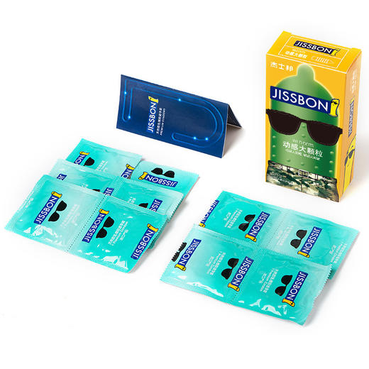 杰士邦 动感大颗粒安全套避孕套 8只装 商品图7