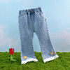 贝贝怡儿童牛仔裤洋气爆款网红春秋新款百搭喇叭裤小女孩长裤子潮231K2480 商品缩略图7