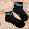男丨袜子男夏纯棉防臭透气吸汗中筒袜ins潮条纹韩版学院风全棉短筒袜【2双装 6双6折 2311201】 商品缩略图4