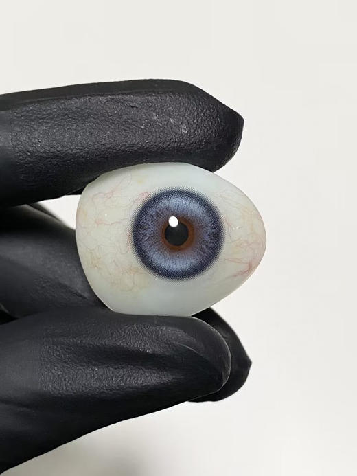 【月抛和日抛  】来古冰川 Papadox | 中直径14.2, 着色13.6 | 【一盒2片，一盒里是同一度数，不同度数需要买两盒】蓝色混血美瞳 商品图6