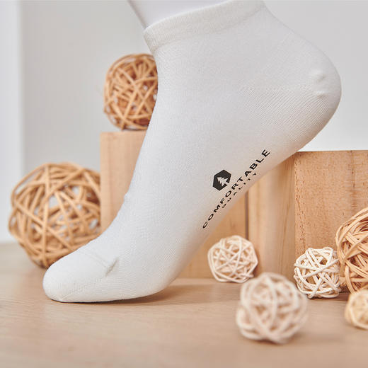 女丨短筒袜女船袜不掉跟防臭透气春夏季新款纯棉隐形袜子【2双装 6双6折 2312303】 商品图2