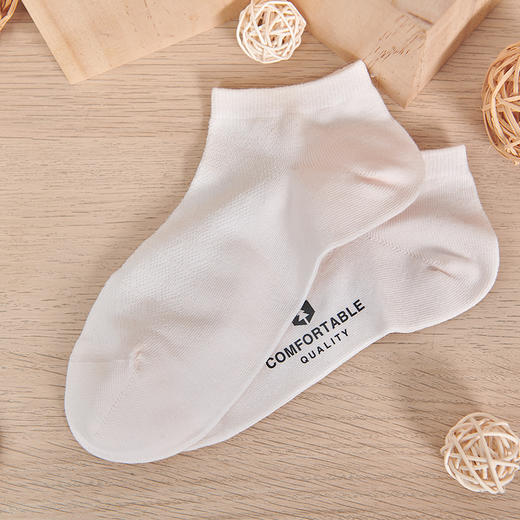女丨短筒袜女船袜不掉跟防臭透气春夏季新款纯棉隐形袜子【2双装 6双6折 2312303】 商品图0