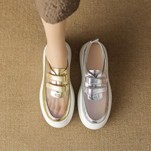 舒适减龄，网纱厚底凉鞋TYM-D6186 商品图5