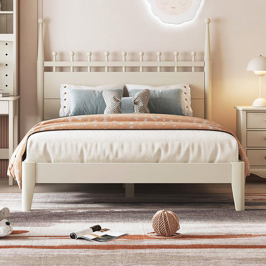 喜梦宝全实木儿童床青少年床皇冠系列 商品图0