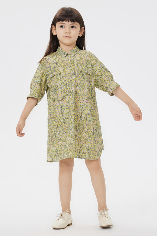 jnby 23年夏款 全面府绸短袖连衣裙  1N4G14520 商品图0