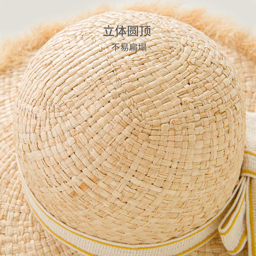 英氏儿童帽子女童防晒遮阳草帽款宝宝夏季渔夫帽 商品图1