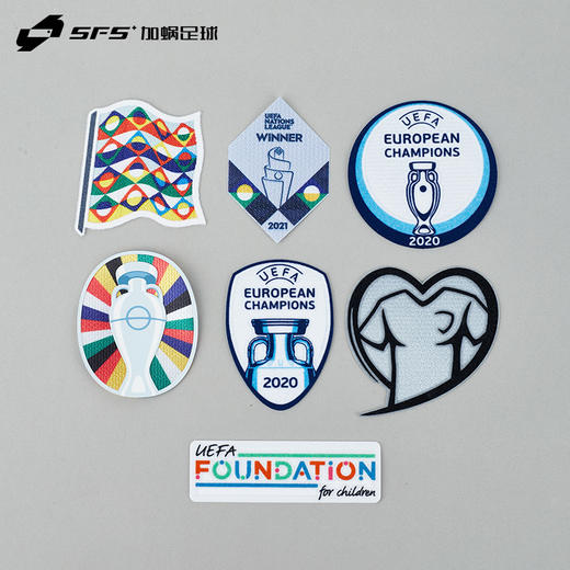 SFS 2024欧洲杯预选赛 正赛臂章 意大利 法国 葡萄牙 德国 西班牙 商品图0