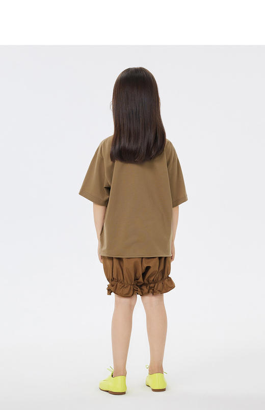 jnby  23年夏款   全棉花边灯笼短裤  1N4E14820 商品图5