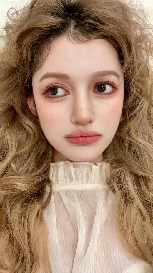 Bennycat 微醺甜杏 月抛  直径14.5 着色13.8 含水42% 基弧8.6 商品图13