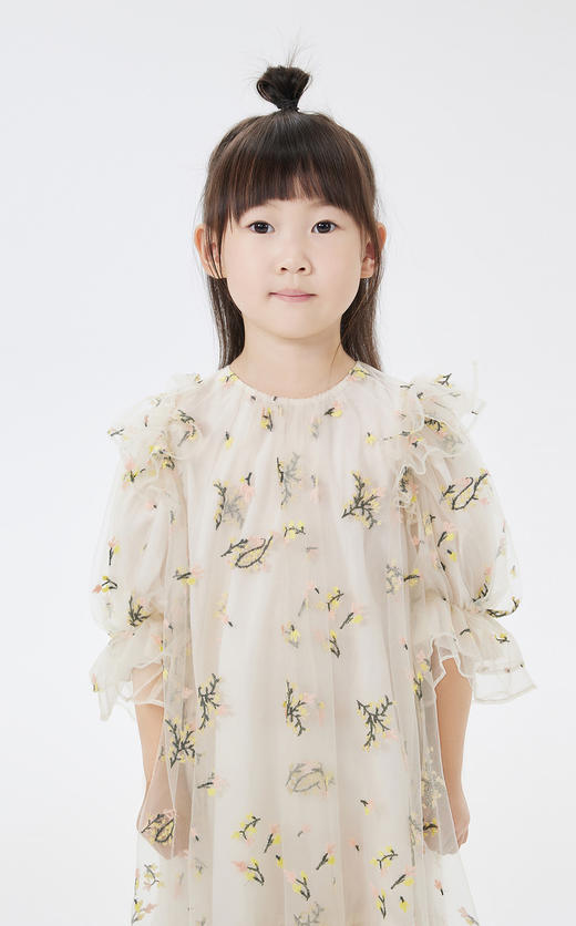 jnby  23年夏款  短袖细纱短袖连衣裙  1N4G13130 商品图3