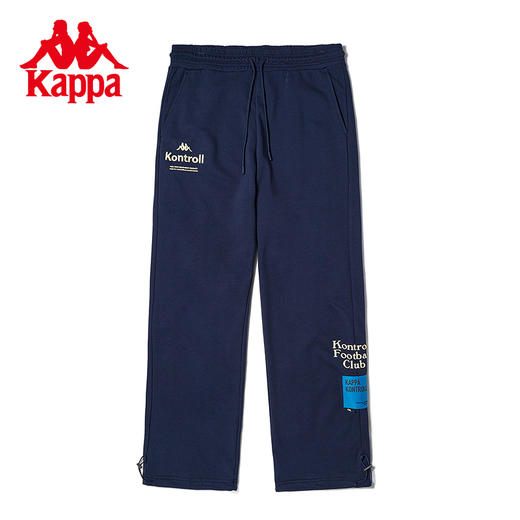 Kappa卡帕运动裤情侣针织长裤印花休闲裤时尚直筒卫裤KPCEBAK01K 商品图2