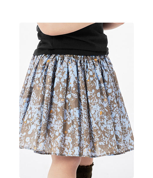 jnby  23年夏款 府绸印花设计短款腰裙  YN4D11440 商品图4