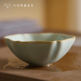 问鼎汝瓷紫金釉经典款天青葵盏杯（缺货）