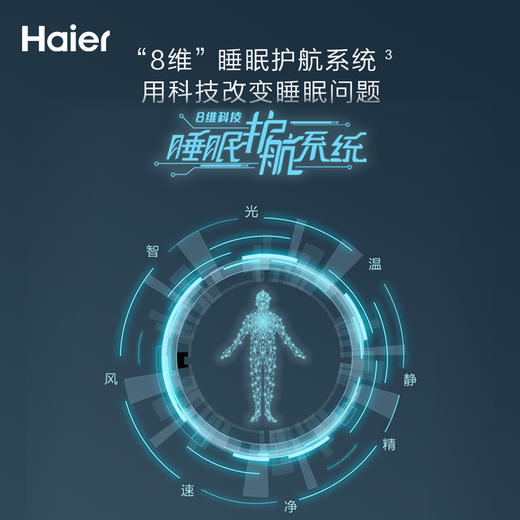 【优惠】【护眠】海尔空调1.5匹变频新一级挂机护眠空调35KTA优恋 商品图1