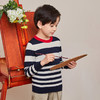 mettekids男童毛衣春秋新款儿童针织衫中大童撞色条纹童装上衣 商品缩略图2