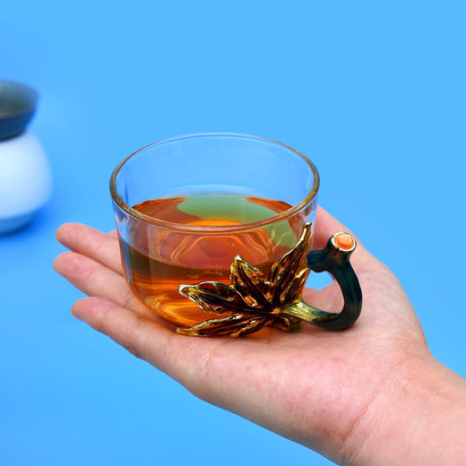 罗比罗丹花之语创意珐琅彩带把玻璃杯礼盒装【不支持补差，非质量问题不退不换】S 商品图3