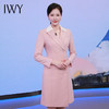 IWY/粉色西装连衣裙女春季新款高级感气质艺考播音主持人正装礼服Q13103 商品缩略图1