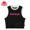 Kappa卡帕吊带背心2023新款女字母印花背心撞色圆领内搭无袖上衣KPDFBVV01K 商品缩略图0